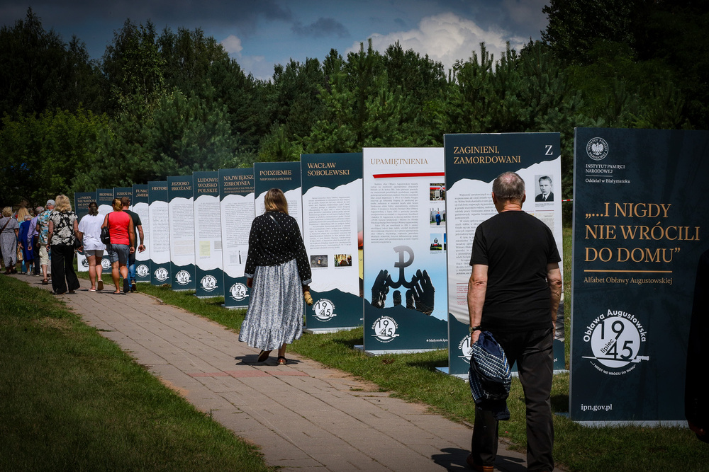 W Gibach upamiętniliśmy ofiary Obławy Augustowskiej – 18–20 lipca 2025. Fot. Paula Prudziłowicz (IPN)