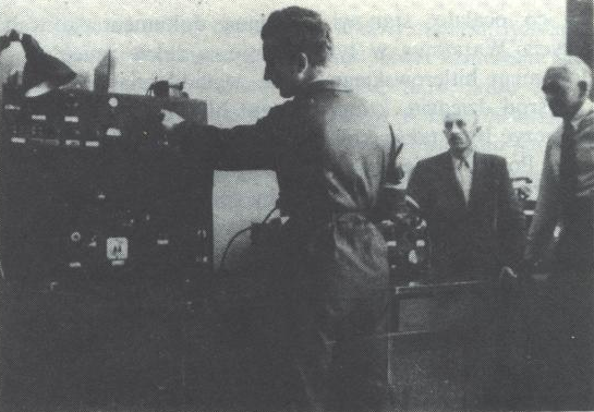 Studio radiostacji powstańczej „Błyskawica”. Fot. Domena publiczna