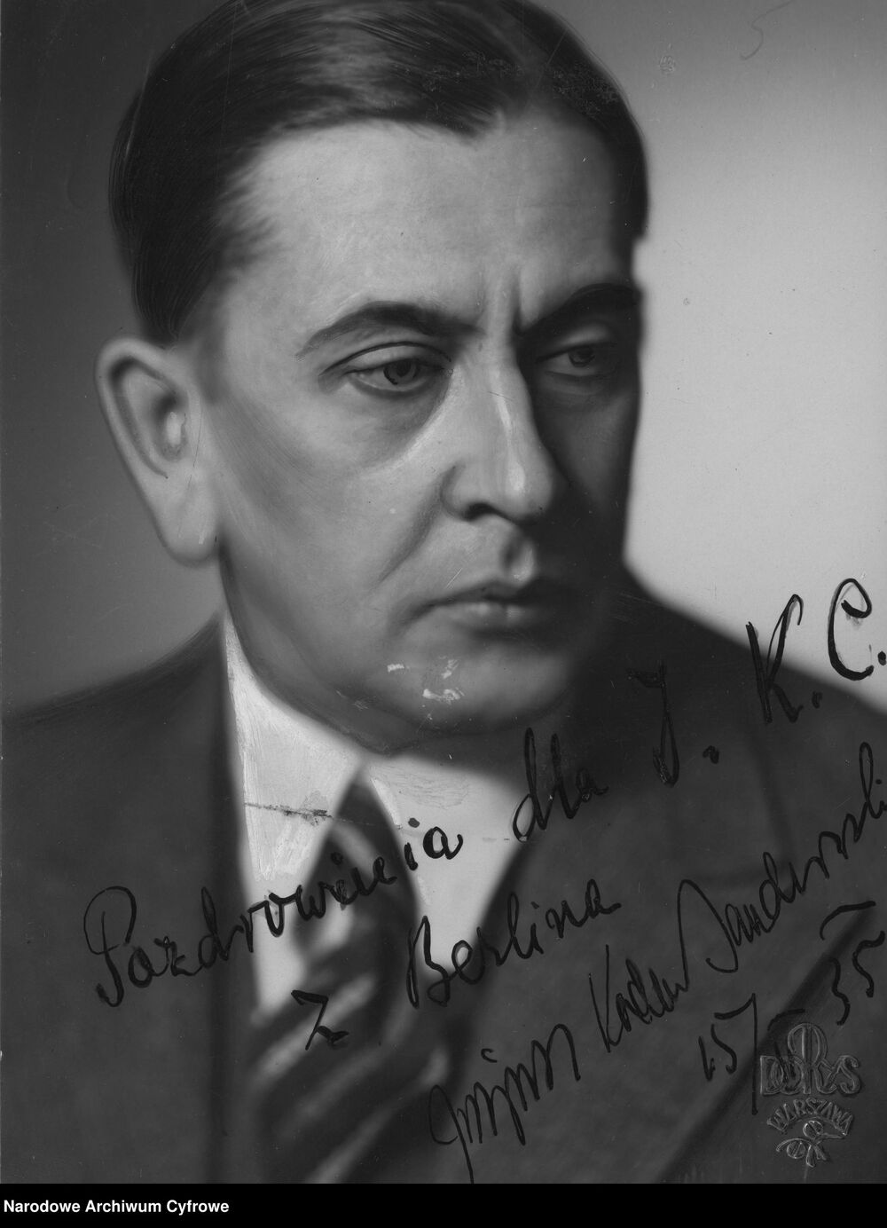 Juliusz Bandrowski-Kaden. Fotografia portretowa. Fot. NAC