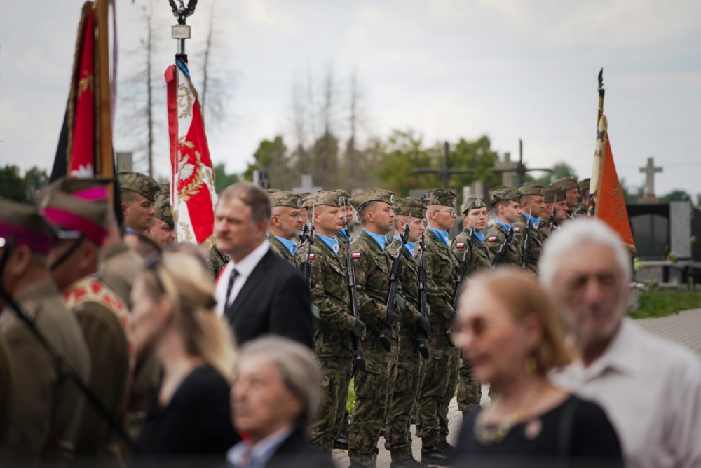Ostatnie pożegnanie Stanisława Witkowskiego ps. Wicher – Żołnierza Niezłomnego – Ignaców 26.07.2025 r. Fot. Mateusz Niegowski (IPN)
