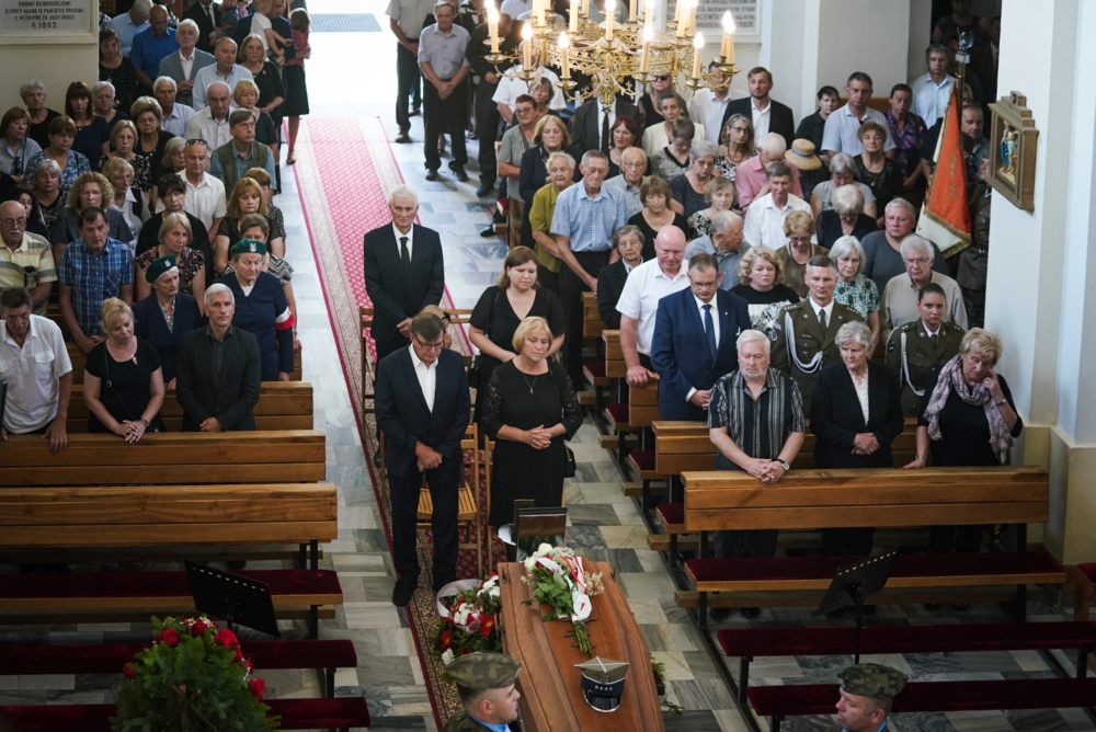 Ostatnie pożegnanie Stanisława Witkowskiego ps. Wicher – Żołnierza Niezłomnego – Ignaców 26.07.2025 r. Fot. Mateusz Niegowski (IPN)