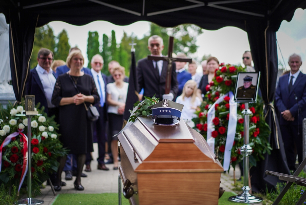 Ostatnie pożegnanie Stanisława Witkowskiego ps. Wicher – Żołnierza Niezłomnego – Ignaców 26.07.2025 r. Fot. Mateusz Niegowski (IPN)