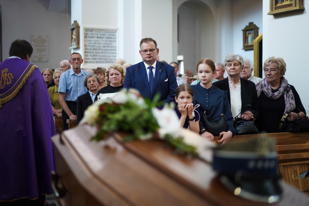Ostatnie pożegnanie Stanisława Witkowskiego ps. Wicher – Żołnierza Niezłomnego – Ignaców 26.07.2025 r. Fot. Mateusz Niegowski (IPN)