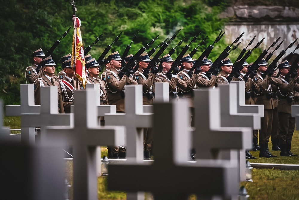 Uroczystość upamiętniająca polskie ofiary niemieckich zbrodni w Pomiechówku – 27 lipca 2025. Fot. Mateusz Niegowski (IPN)