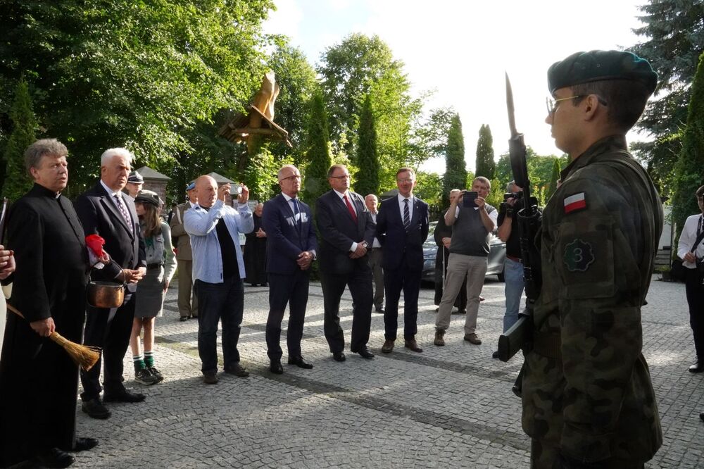 Uroczystości patriotyczne w Mokrymlipiu – 28 lipca 2025. Fot. Dominik Borek (IPN)