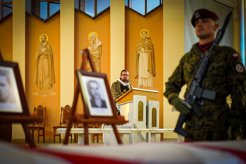 Uroczystości pogrzebowe żołnierzy niezłomnych – Górki Wielkie, 29 lipca 2025. Fot. Mateusz Niegowski (IPN)