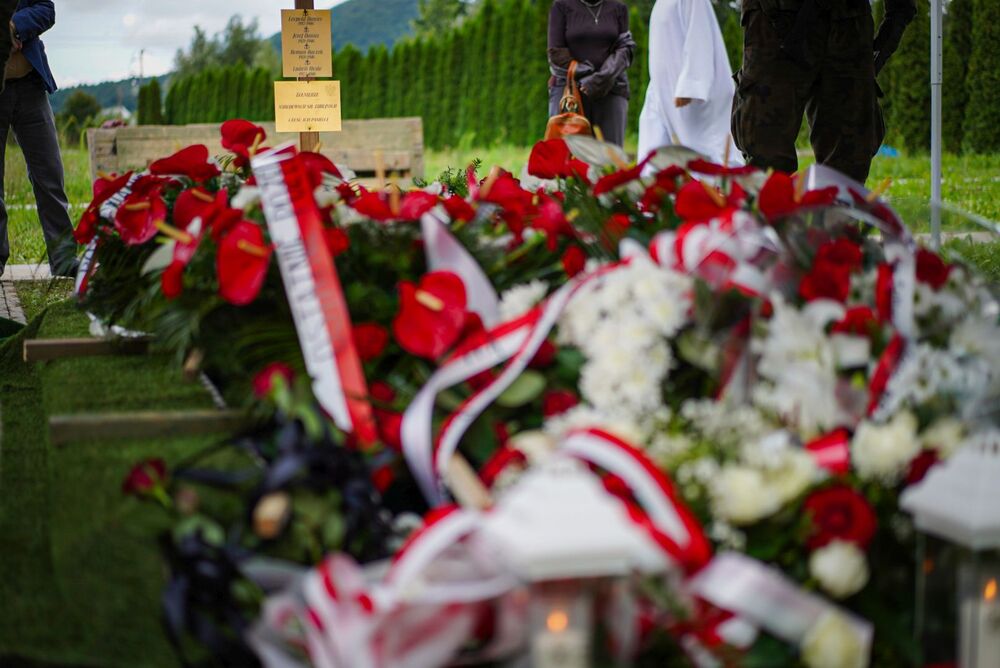 Uroczystości pogrzebowe żołnierzy niezłomnych – Górki Wielkie, 29 lipca 2025. Fot. Mateusz Niegowski (IPN)