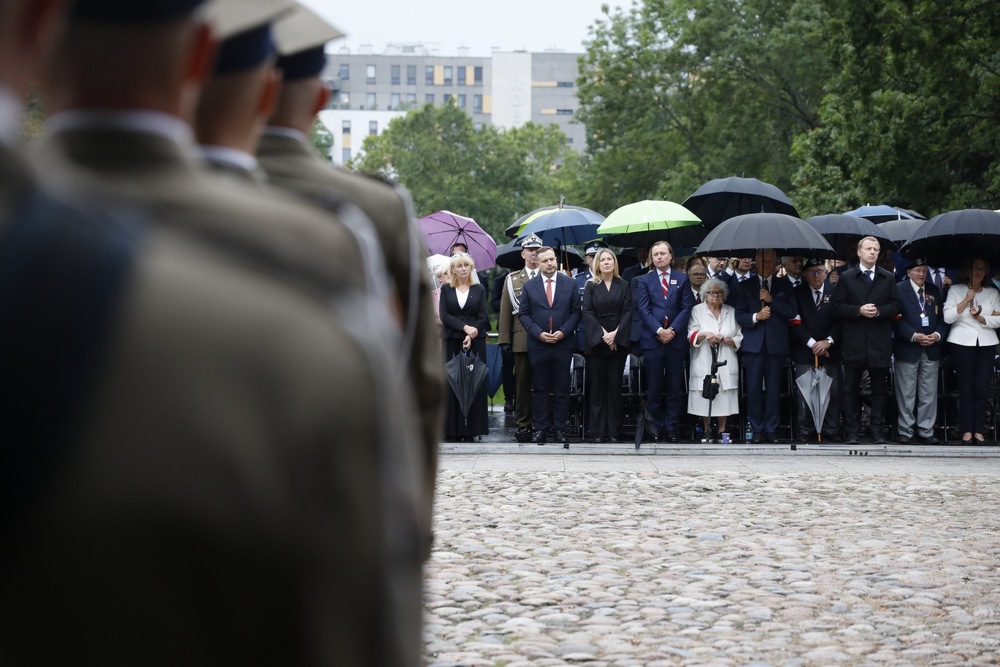 Obchody 81. rocznicy wybuchu Powstania Warszawskiego. 1 sierpnia 2025 r. Fot. Krzysztof Kapłon (IPN)
