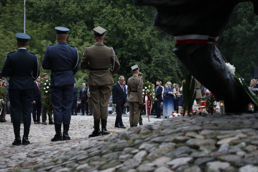 Obchody 81. rocznicy wybuchu Powstania Warszawskiego. 1 sierpnia 2025 r. Fot. Krzysztof Kapłon (IPN)