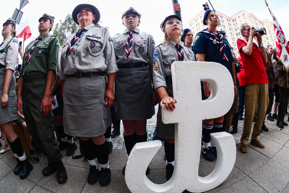 Uroczystości w 81. rocznicę zdobycia przez żołnierzy batalionu „Chrobry” posterunku żandarmerii niemieckiej Nordwache. Warszawa, 3 sierpnia 2025 r. Fot. Sławek Kasper (IPN)