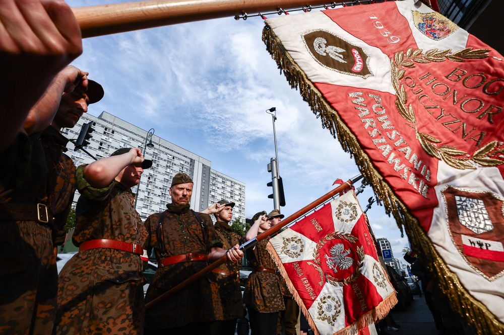 Uroczystości w 81. rocznicę zdobycia przez żołnierzy batalionu „Chrobry” posterunku żandarmerii niemieckiej Nordwache. Warszawa, 3 sierpnia 2025 r. Fot. Sławek Kasper (IPN)