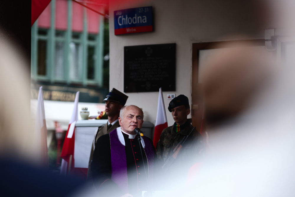 Uroczystości w 81. rocznicę zdobycia przez żołnierzy batalionu „Chrobry” posterunku żandarmerii niemieckiej Nordwache. Warszawa, 3 sierpnia 2025 r. Fot. Sławek Kasper (IPN)