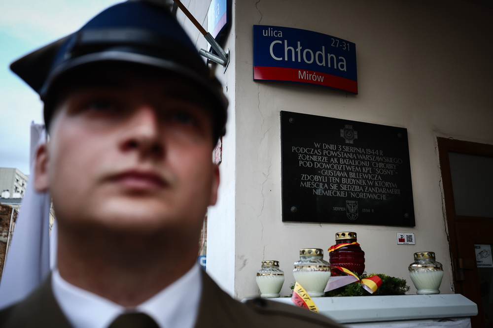 81. rocznica zdobycia posterunku żandarmerii niemieckiej „Nordwache” przez żołnierzy Batalionu „Chrobry I” – Warszawa, 3 sierpnia 2025. Fot. Sławomir Kasper (IPN)