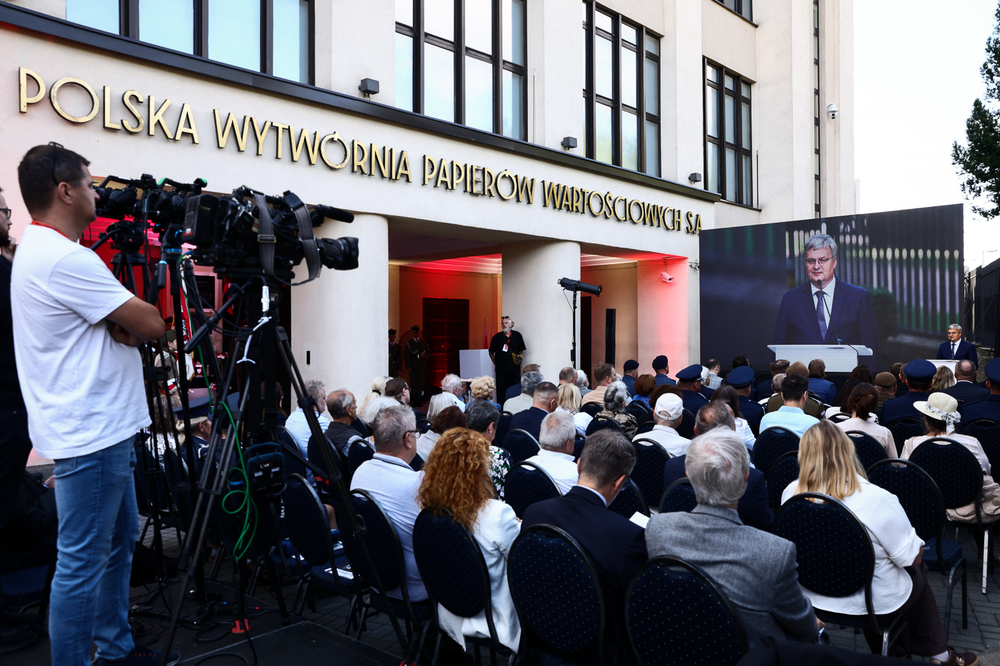 Uroczystość upamiętniająca Powstańców Warszawskich broniących Reduty PWPW – Warszawa, 4 sierpnia 2025