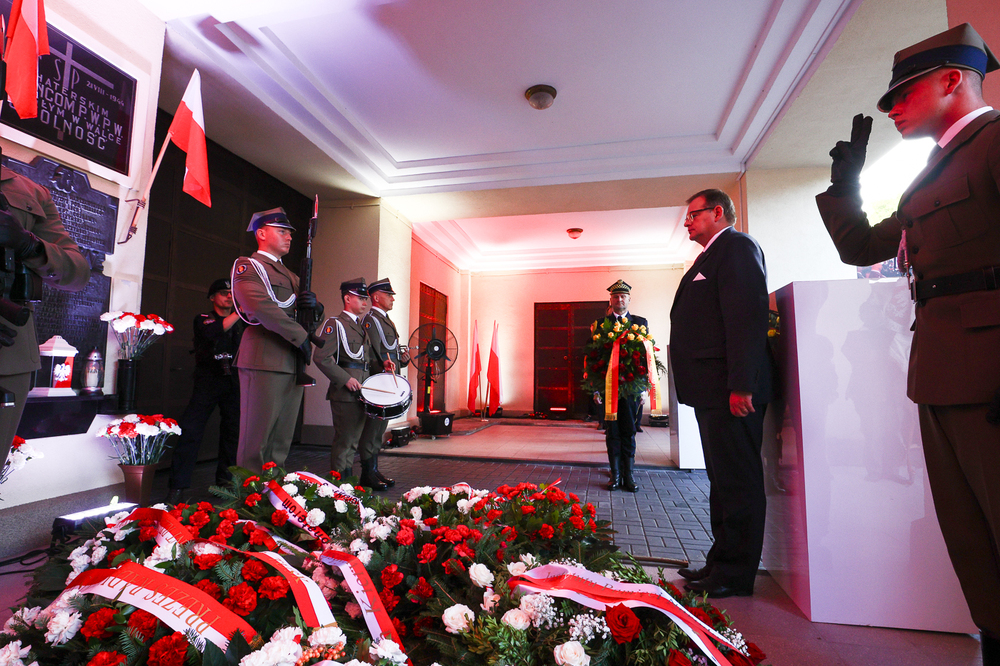 Uroczystość upamiętniająca Powstańców Warszawskich broniących Reduty PWPW – Warszawa, 4 sierpnia 2025