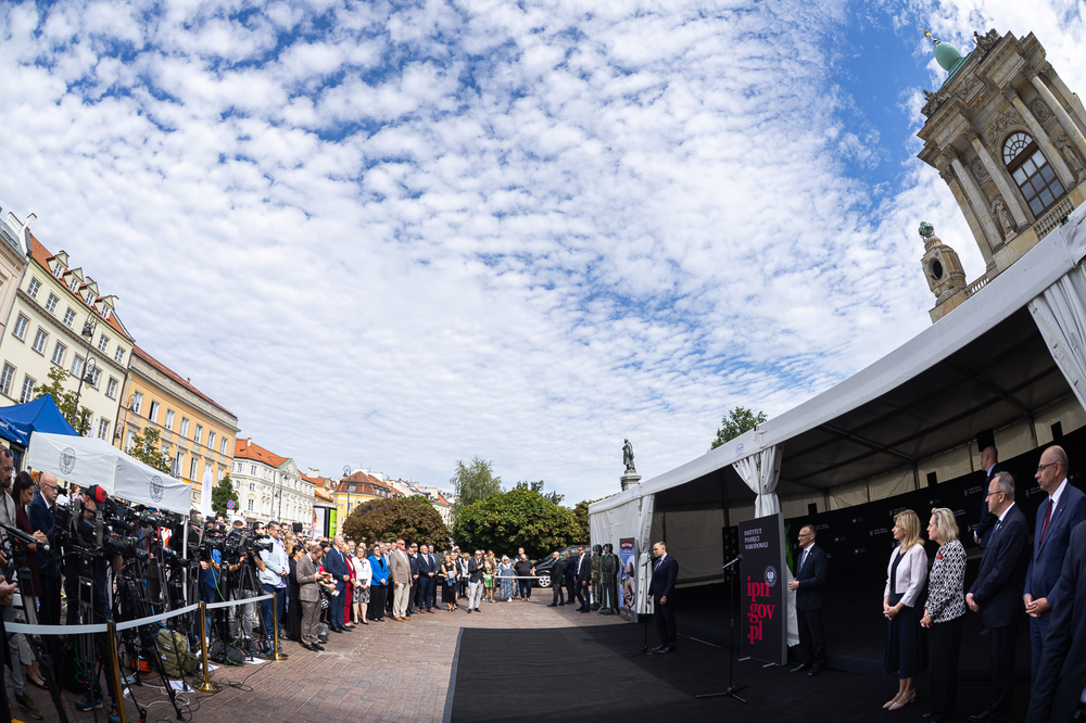 „Szlaki Nadziei. Odyseja Wolności” – prezentacja multimedialnej wystawy IPN – Warszawa, 5 sierpnia 2025. Fot. Sławek Kasper (IPN)