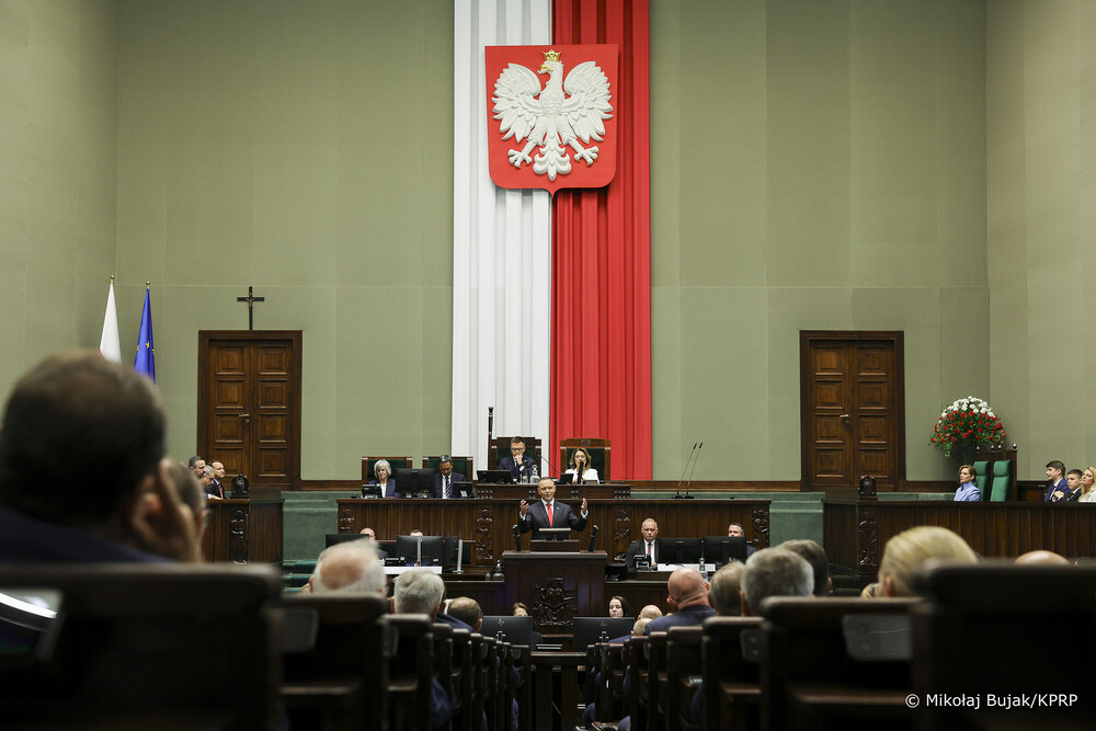 Zaprzysiężenie prezesa IPN dr. Karola Nawrockiego na Prezydenta RP – Warszawa, 6 sierpnia 2025. Fot. Mikołaj Bujak (KPRP)