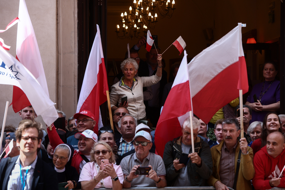 Msza Święta w intencji Ojczyzny i Prezydenta RP w Bazylice Archikatedralnej św. Jana Chrzciciela w Warszawie, po zaprzysiężeniu Karola Nawrockiego na urząd Prezydenta RP – 6 sierpnia 2025. Fot. Sławek Kasper (IPN)