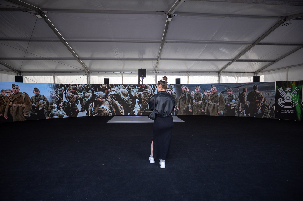 „Szlaki Nadziei. Odyseja Wolności” – prezentacja multimedialnej wystawy IPN – Warszawa, 6 sierpnia 2025. Fot. Sławek Kasper (IPN)