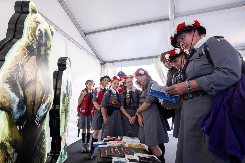 „Szlaki Nadziei. Odyseja Wolności” – prezentacja multimedialnej wystawy IPN – Warszawa, 6 sierpnia 2025. Fot. Sławek Kasper (IPN)