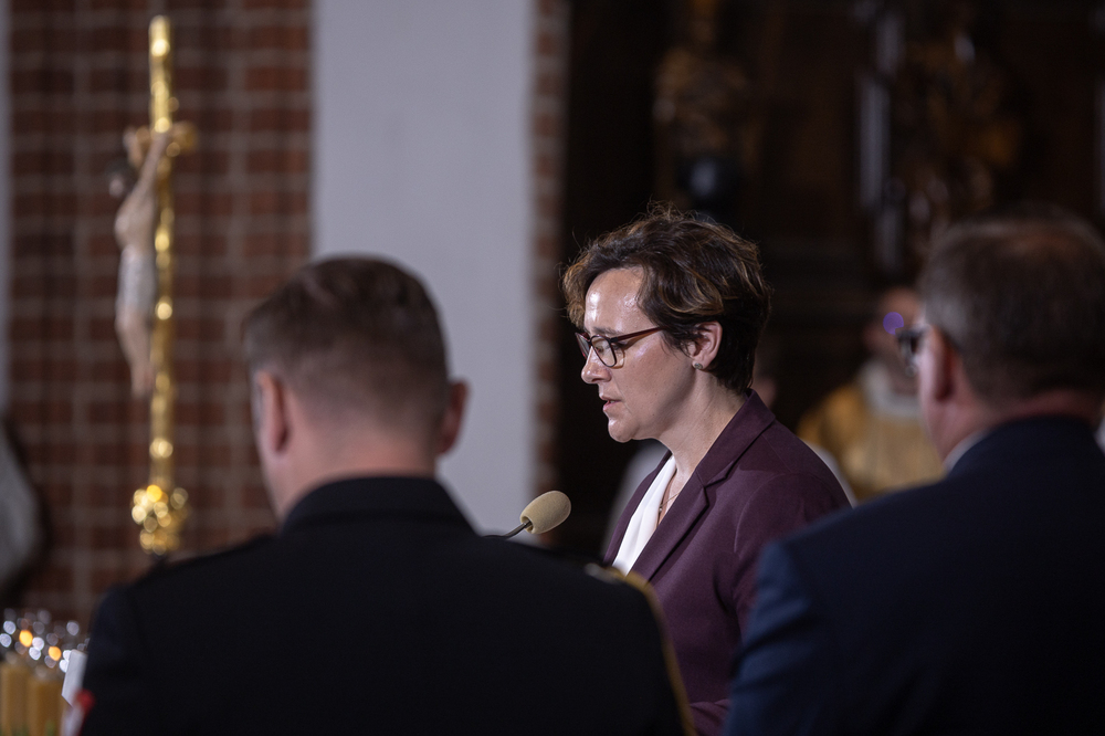 Msza Święta w intencji Ojczyzny i Prezydenta RP w Bazylice Archikatedralnej św. Jana Chrzciciela w Warszawie, po zaprzysiężeniu Karola Nawrockiego na urząd Prezydenta RP – 6 sierpnia 2025. Fot. Sławek Kasper (IPN)