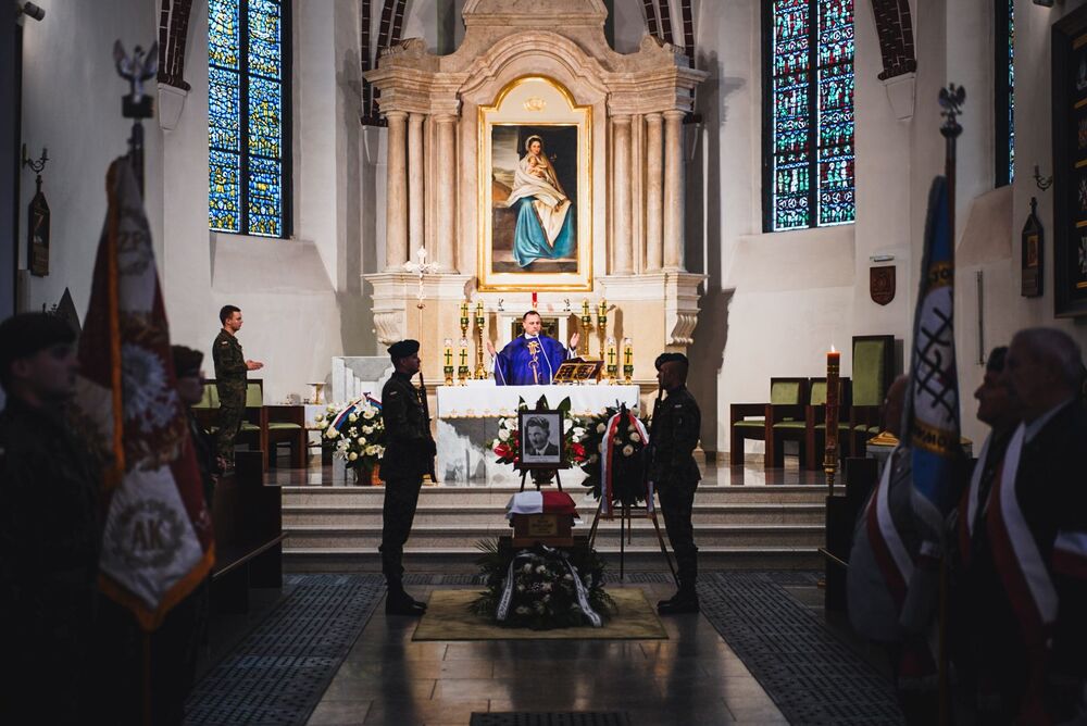 Uroczystości pogrzebowe Tadeusza Kwiecińskiego ps. Sosna – Bydgoszcz, 7 sierpnia 2025. Fot. Mateusz Niegowski (IPN)