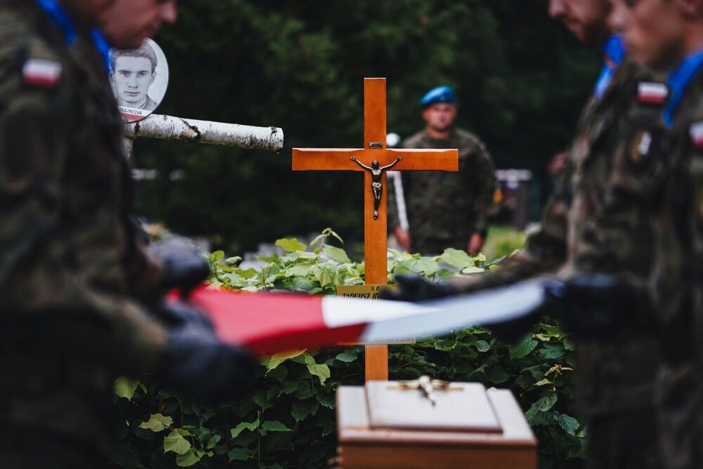 Uroczystości pogrzebowe Tadeusza Kwiecińskiego ps. Sosna – Bydgoszcz, 7 sierpnia 2025. Fot. Mateusz Niegowski (IPN)