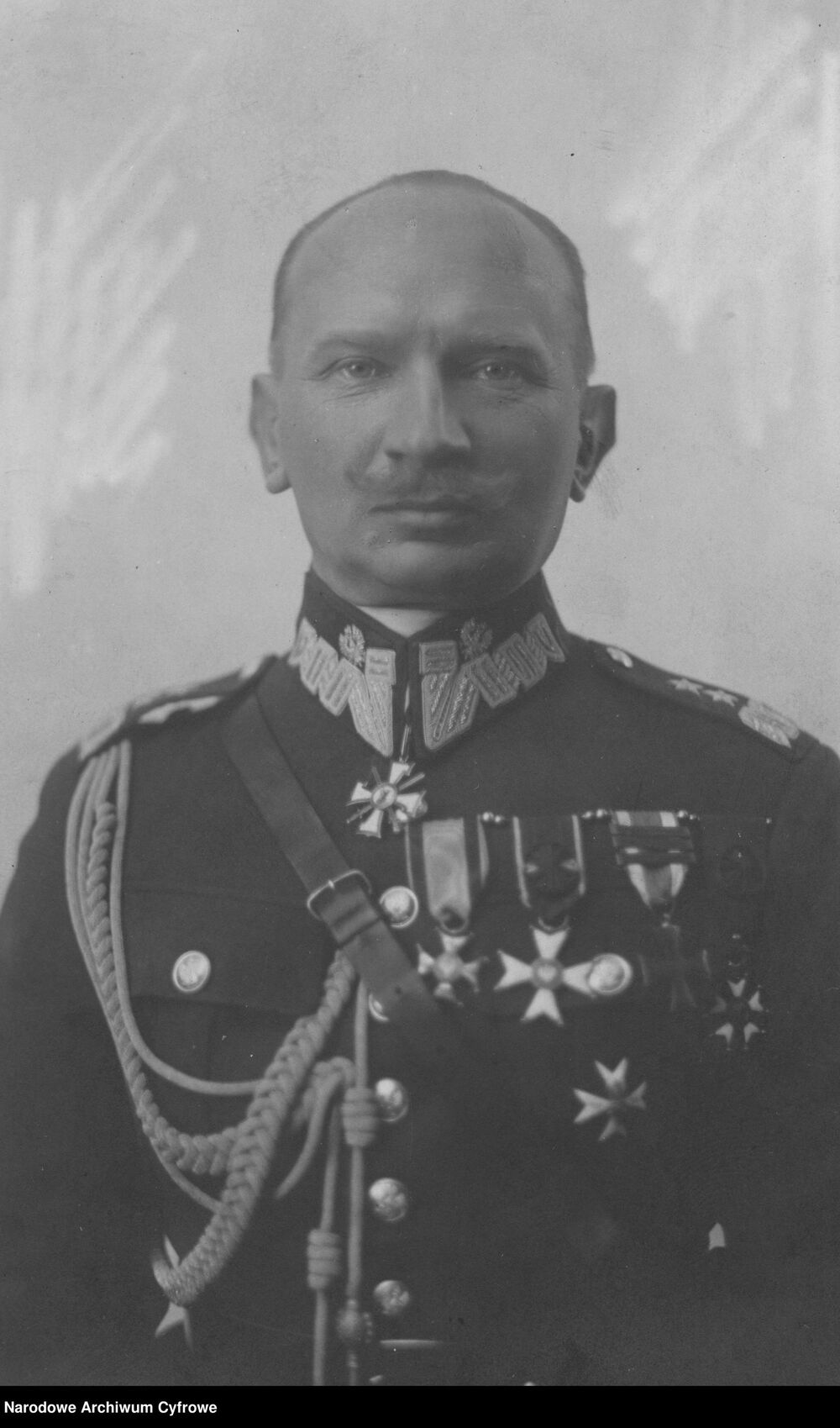 Juliusz Rómmel, generał dywizji - fotografia portretowa. Fot. NAC