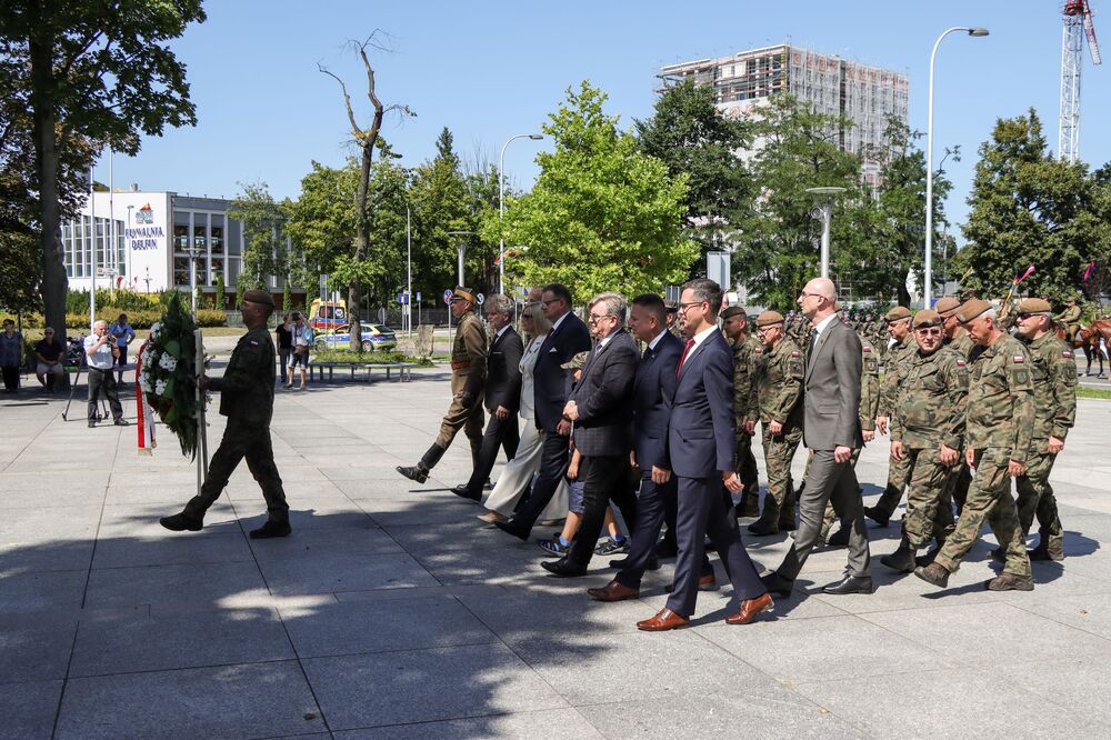 60. Marsz Szlakiem Pierwszej Kompanii Kadrowej – Kielce, 12 sierpnia 2025. Fot. Michał Zawisza (IPN)