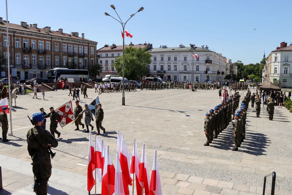60. Marsz Szlakiem Pierwszej Kompanii Kadrowej – Kielce, 12 sierpnia 2025. Fot. Michał Zawisza (IPN)