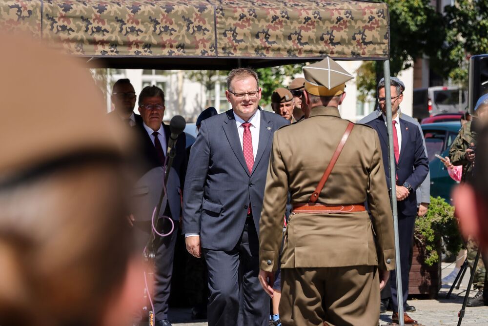 60. Marsz Szlakiem Pierwszej Kompanii Kadrowej – Kielce, 12 sierpnia 2025. Fot. Michał Zawisza (IPN)