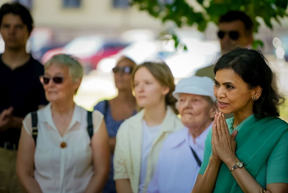 Upamiętniliśmy polskich uchodźców z ZSRS, którzy znaleźli schronienie w Indiach – Warszawa, 14 sierpnia 2025. Fot. Mateusz Niegowski (IPN)