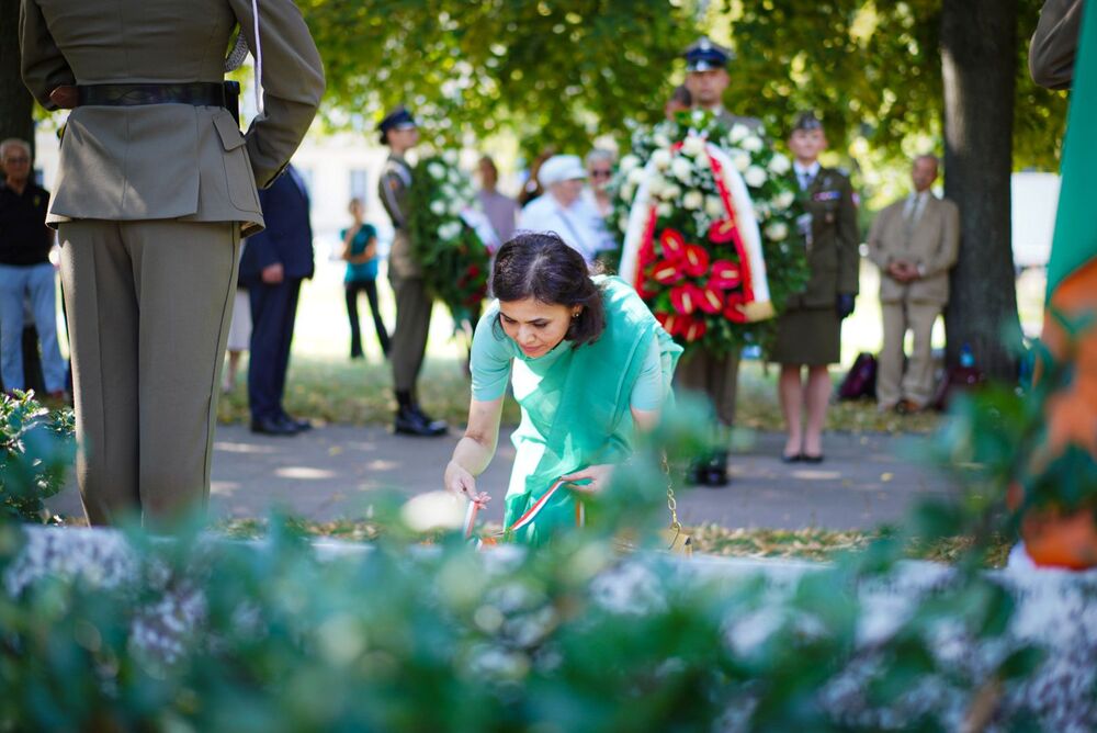 Upamiętniliśmy polskich uchodźców z ZSRS, którzy znaleźli schronienie w Indiach – Warszawa, 14 sierpnia 2025. Fot. Mateusz Niegowski (IPN)