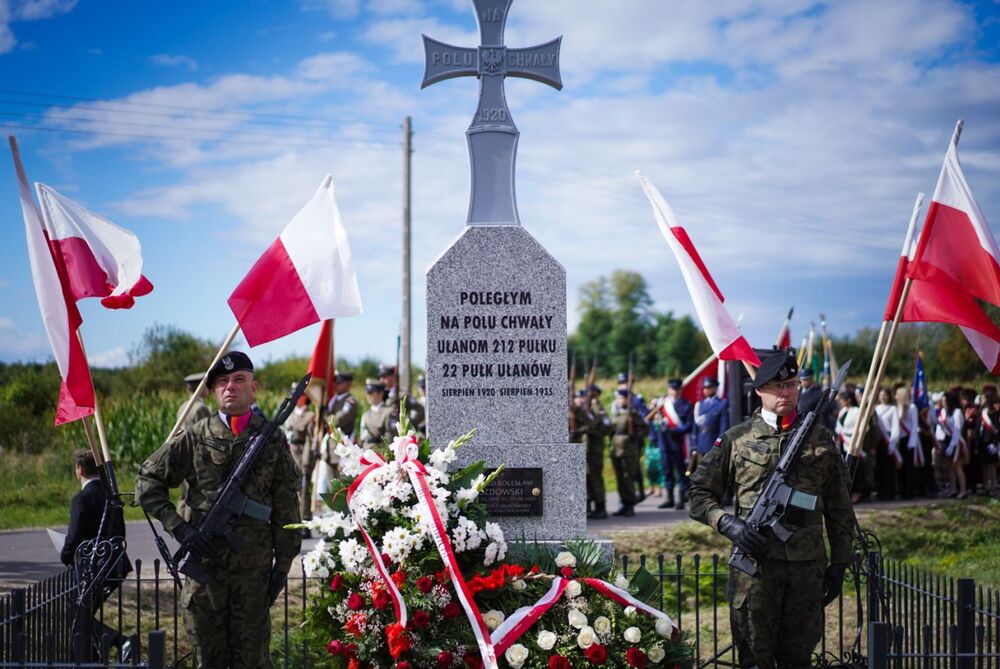 Obchody 105. rocznicy zwycięstwa polskich ułanów nad bolszewikami – Skrzeszew, 23 sierpnia 2025. Fot. Mateusz Niegowski (IPN)
