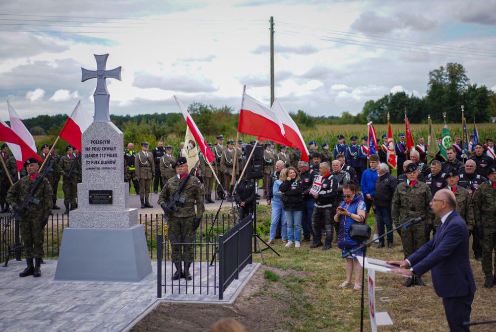 Obchody 105. rocznicy zwycięstwa polskich ułanów nad bolszewikami – Skrzeszew, 23 sierpnia 2025. Fot. Mateusz Niegowski (IPN)