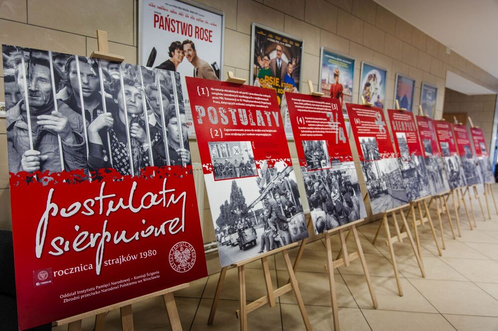 Obchody 45. rocznicy powstania NSZZ „Solidarność” – Bogatynia, 23 sierpnia 2025. Fot. Agata Ligęcka (IPN)