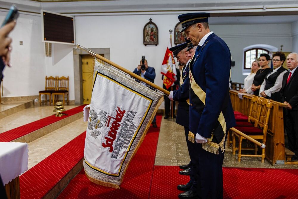 Obchody 45. rocznicy powstania NSZZ „Solidarność” – Bogatynia, 23 sierpnia 2025. Fot. Agata Ligęcka (IPN)