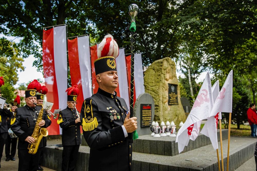Obchody 45. rocznicy powstania NSZZ „Solidarność” – Bogatynia, 23 sierpnia 2025. Fot. Agata Ligęcka (IPN)