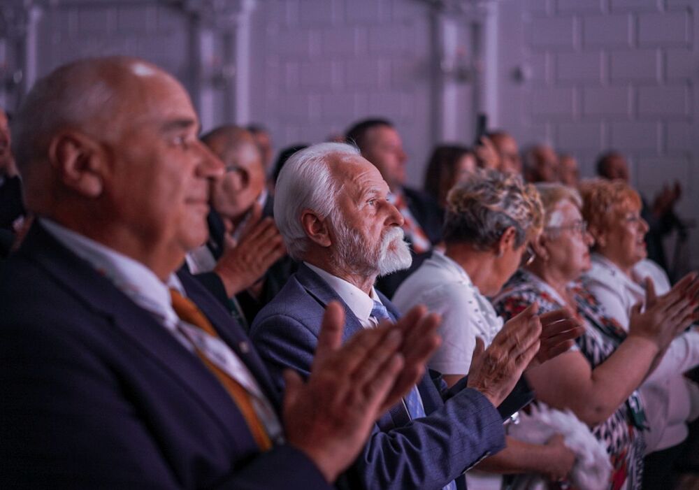 Spektakl IPN „Opór. Upór. Solidarność” podczas uroczystości rozpoczynających obchody 45. rocznicy powstania Rolniczej „Solidarności” – Siedlce, 24 sierpnia 2025. Fot. Mateusz Niegowski (IPN)