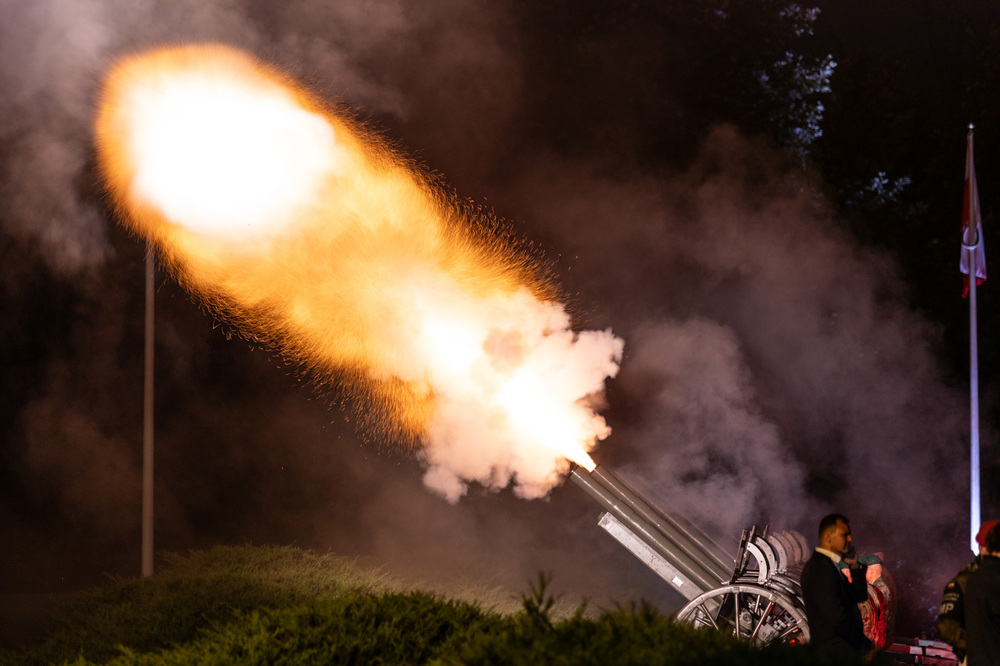Uroczystości pod Pomnikiem Obrońców Wybrzeża na Westerplatte – 1 września 2025. Fot. Roman Jocher