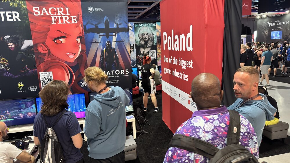 Biuro Nowych Technologii IPN na PAX West w Seattle – 29 sierpnia – 1 września 2025. Fot. Aleksander Kiryłów (IPN)