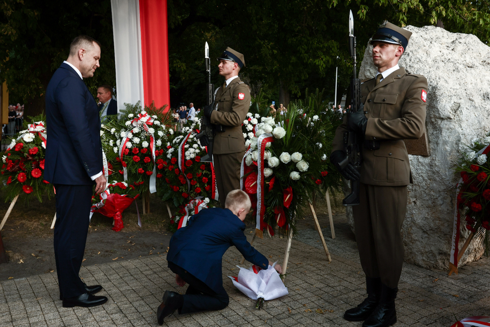 Obchody 86. rocznicy wybuchu II wojny światowej w Wieluniu – 1 września 2025. Fot. Sławek Kasper (IPN)