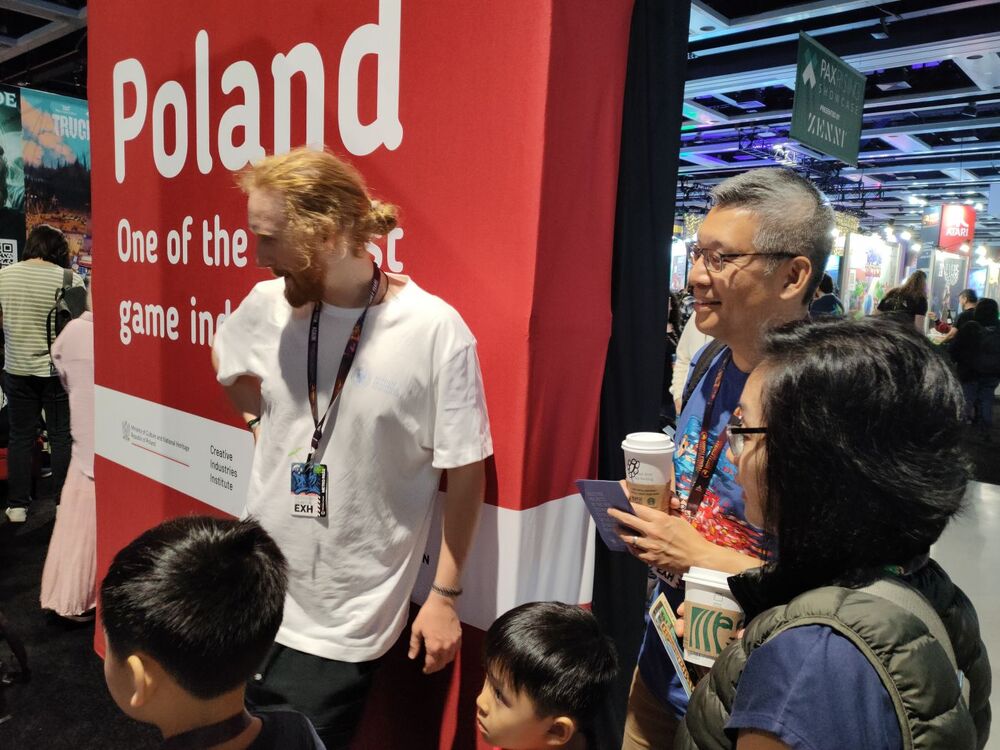 Biuro Nowych Technologii IPN na PAX West w Seattle – 29 sierpnia – 1 września 2025. Fot. Aleksander Kiryłów (IPN)