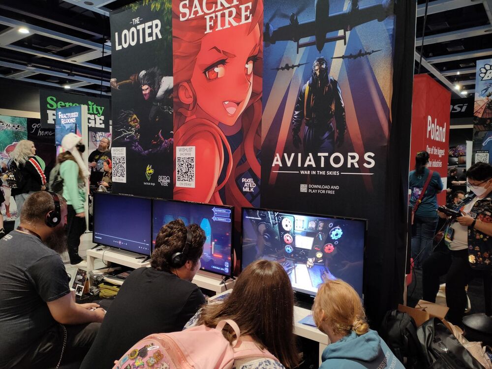 Biuro Nowych Technologii IPN na PAX West w Seattle – 29 sierpnia – 1 września 2025. Fot. Aleksander Kiryłów (IPN)