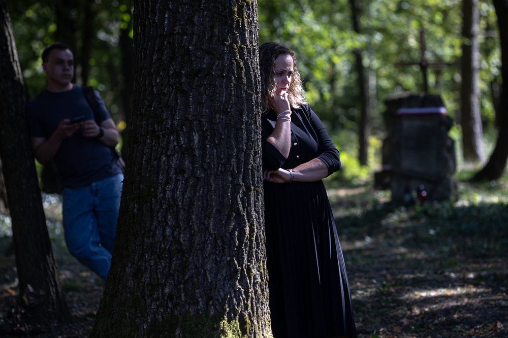 Pogrzeb ofiar Zbrodni Wołyńskiej – Puźniki (Ukraina), 6 września 2025. Fot. Sławek Kasper (IPN)