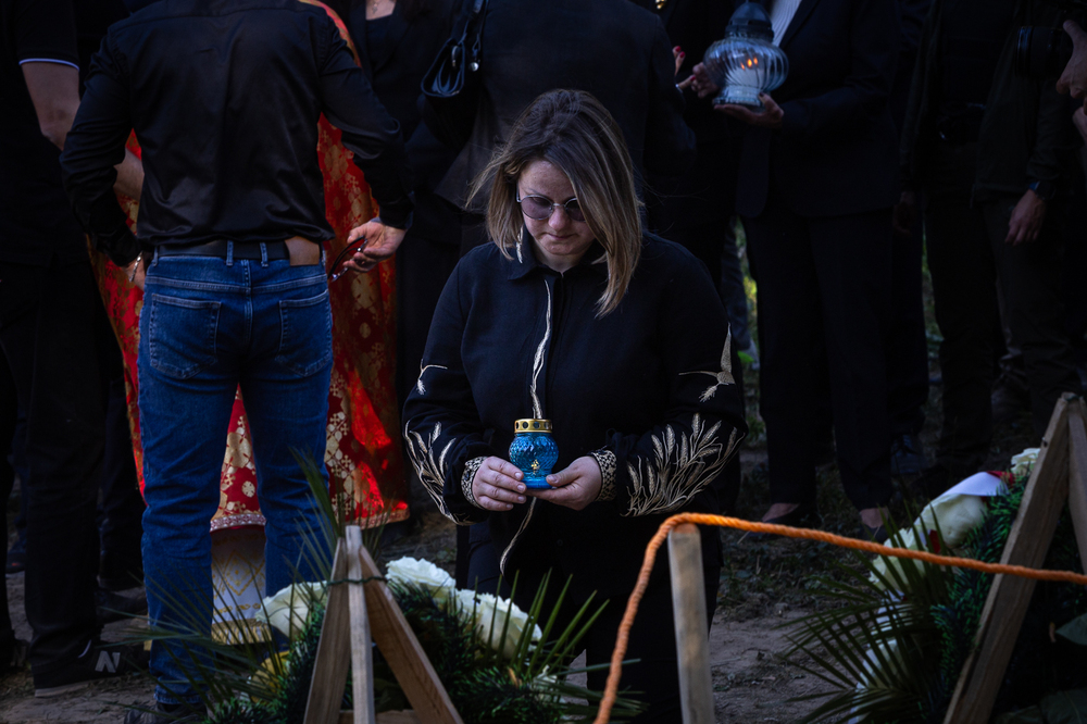 Pogrzeb ofiar Zbrodni Wołyńskiej – Puźniki (Ukraina), 6 września 2025. Fot. Sławek Kasper (IPN)