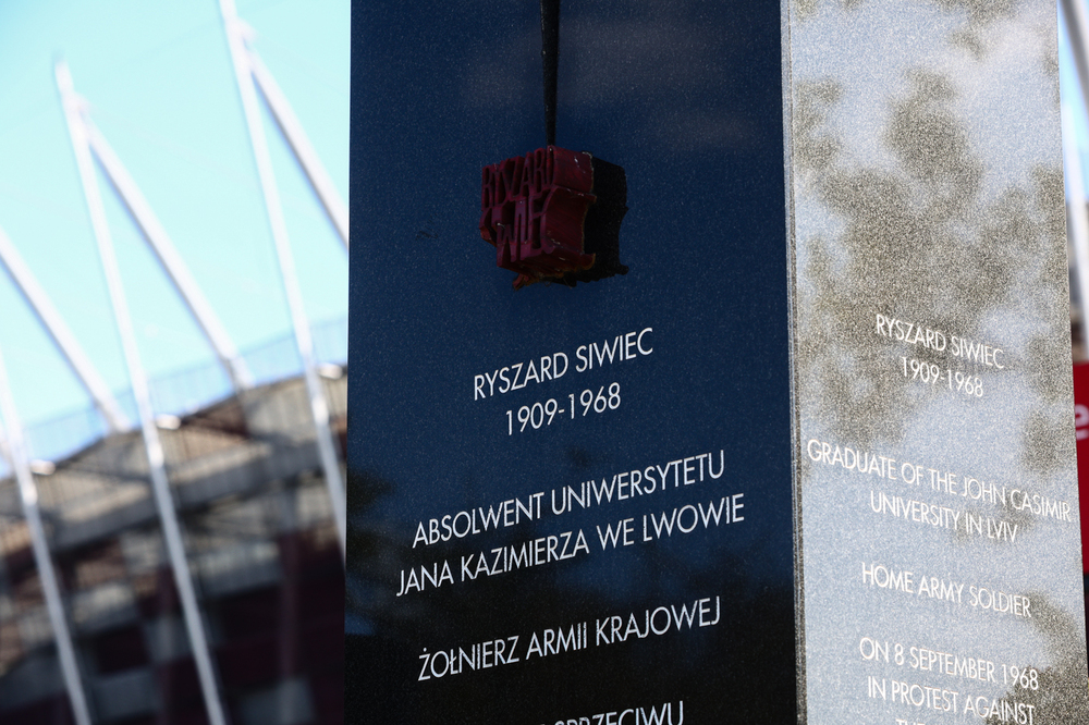 Rocznica samospalenia Ryszarda Siwca – Warszawa, 8 września 2025. Fot. Sławek Kasper (IPN)