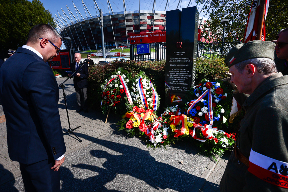 Rocznica samospalenia Ryszarda Siwca – Warszawa, 8 września 2025. Fot. Sławek Kasper (IPN)