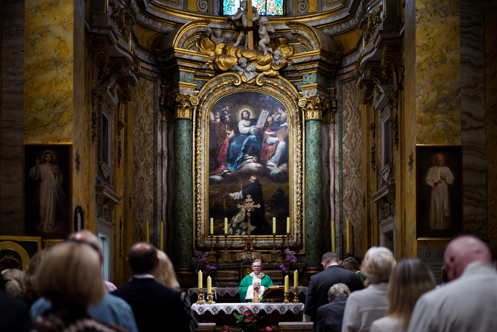 Msza święta przed rozpoczęciem konferencji MABPZ – Rzym, 9 września 2025. Fot. Mateusz Niegowski (IPN)