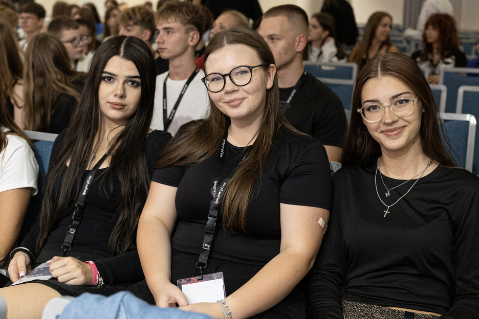 Laureaci I edycji Konkursu „Silni Polską!” na edukacyjnej wizycie w Warszawie – 9 września 2025. Fot. Łukasz Kustrzyński (IPN)